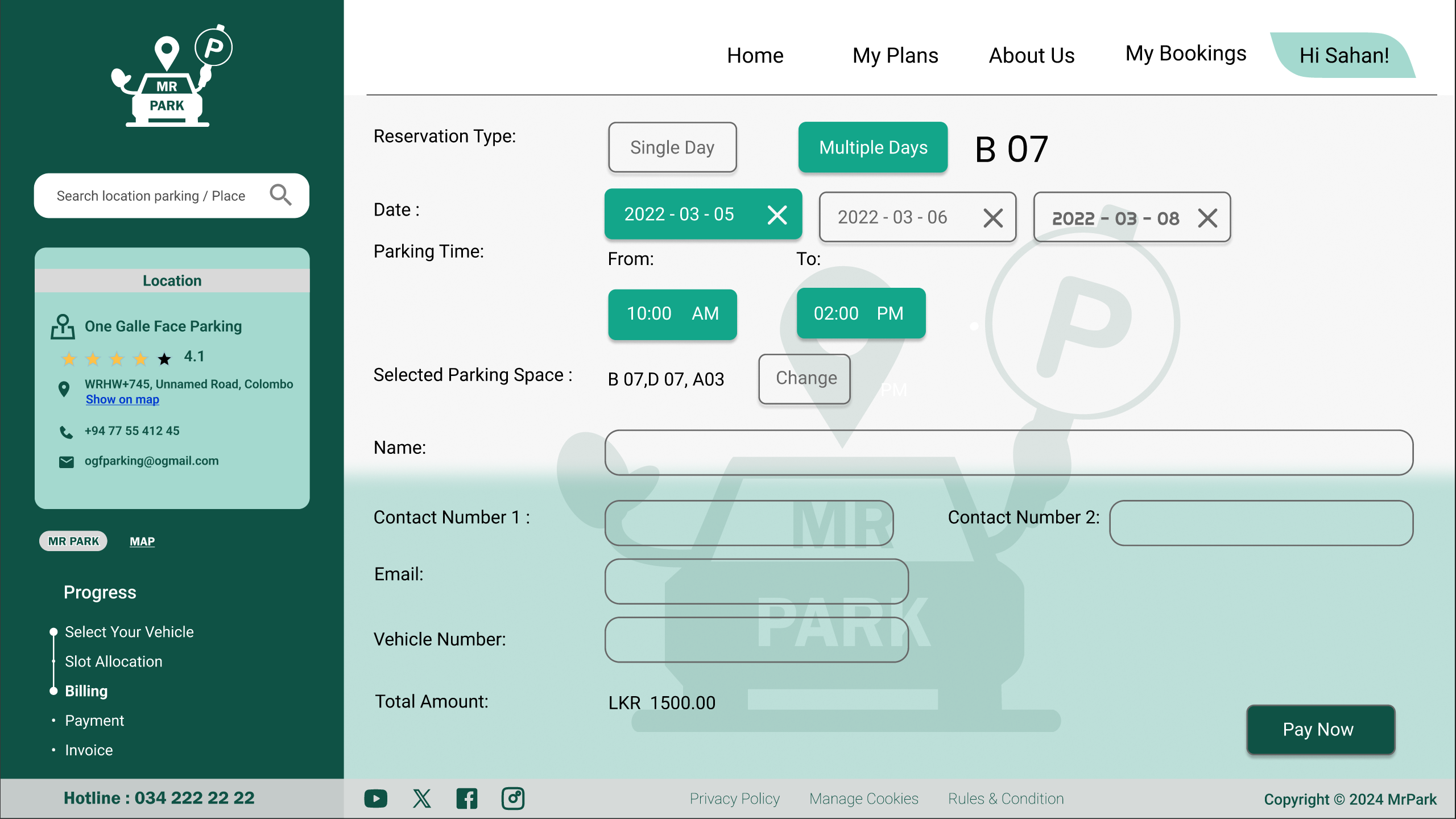 MrPark Online Parking Reservation System - Image 8